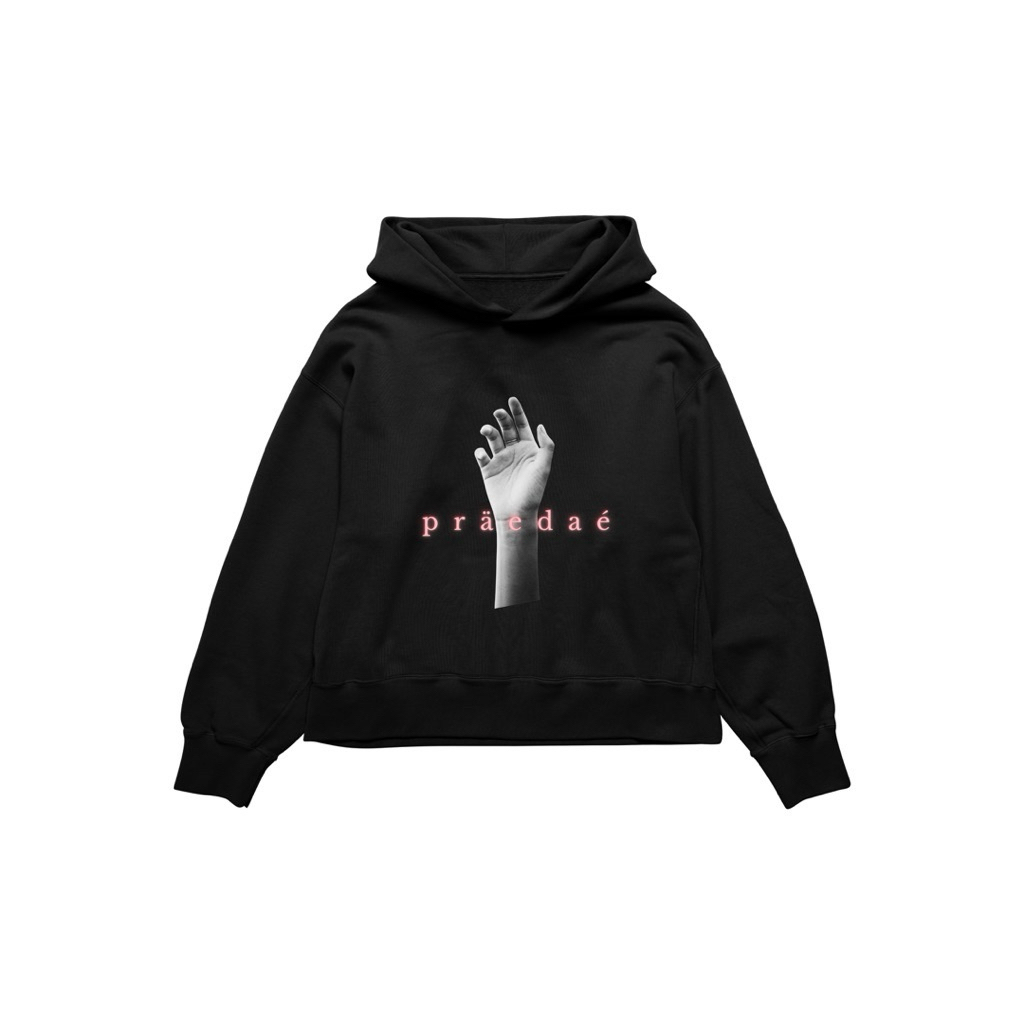 Praedae Studio - Valentines Hopeless Romantic Black Hoodie
