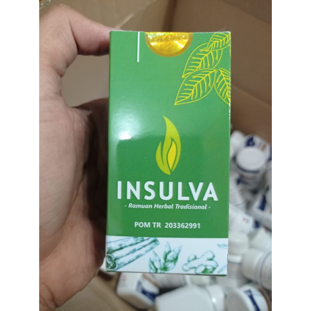 INSULVA ASLI 100% ORIGINAL OBAT DIABETES AMPUH BPOM