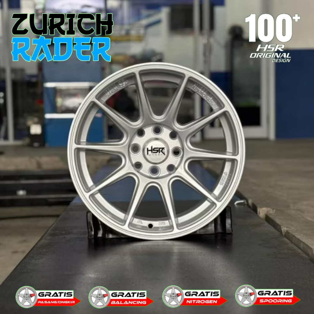 Velg mobil ring 15 HSR SHINJUKU -Brio Mirage Agya Ayla Lebar belang zurich rader salatiga