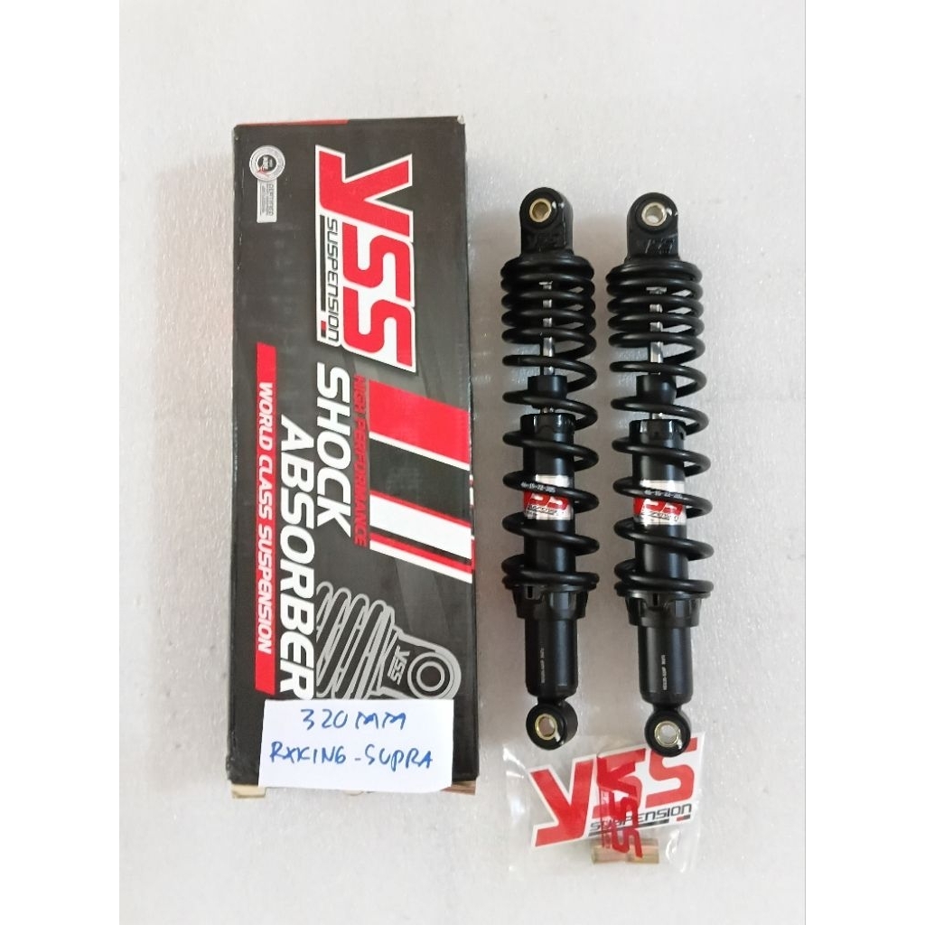 Shock Yss 320mm Rxking Supra Black hitam Original Yss