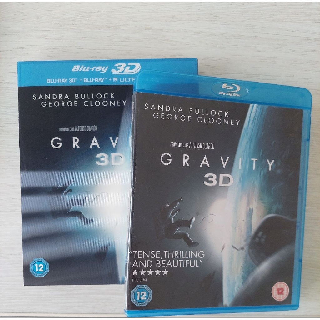 bluray original film gravity sandra bullock ( one disc only)