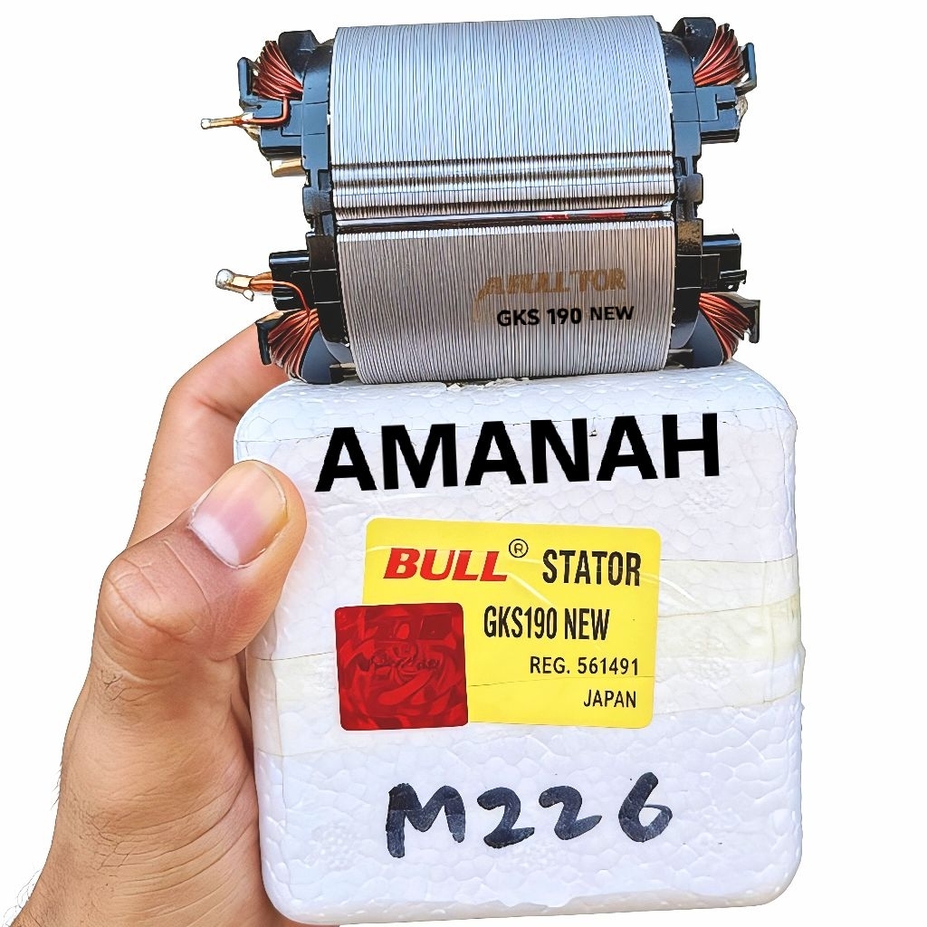 Stator spull bull GKS 190 NEW baru for mesin serkel circular saw bosch 7 inch