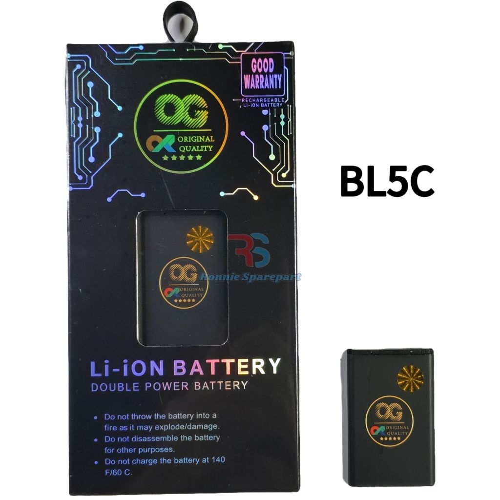 Baterai Batre Nokia 105 / Nokia 150 / Nokia 130 / Nokia 110 | BL5C | ORI 100A