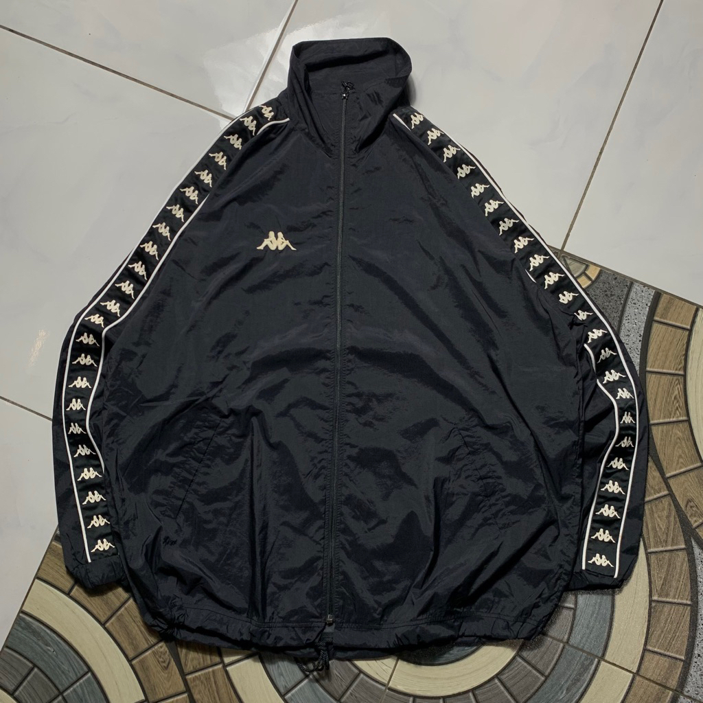 Vintage 90s Windbreaker Jacker Kappa Logo tapped size XL