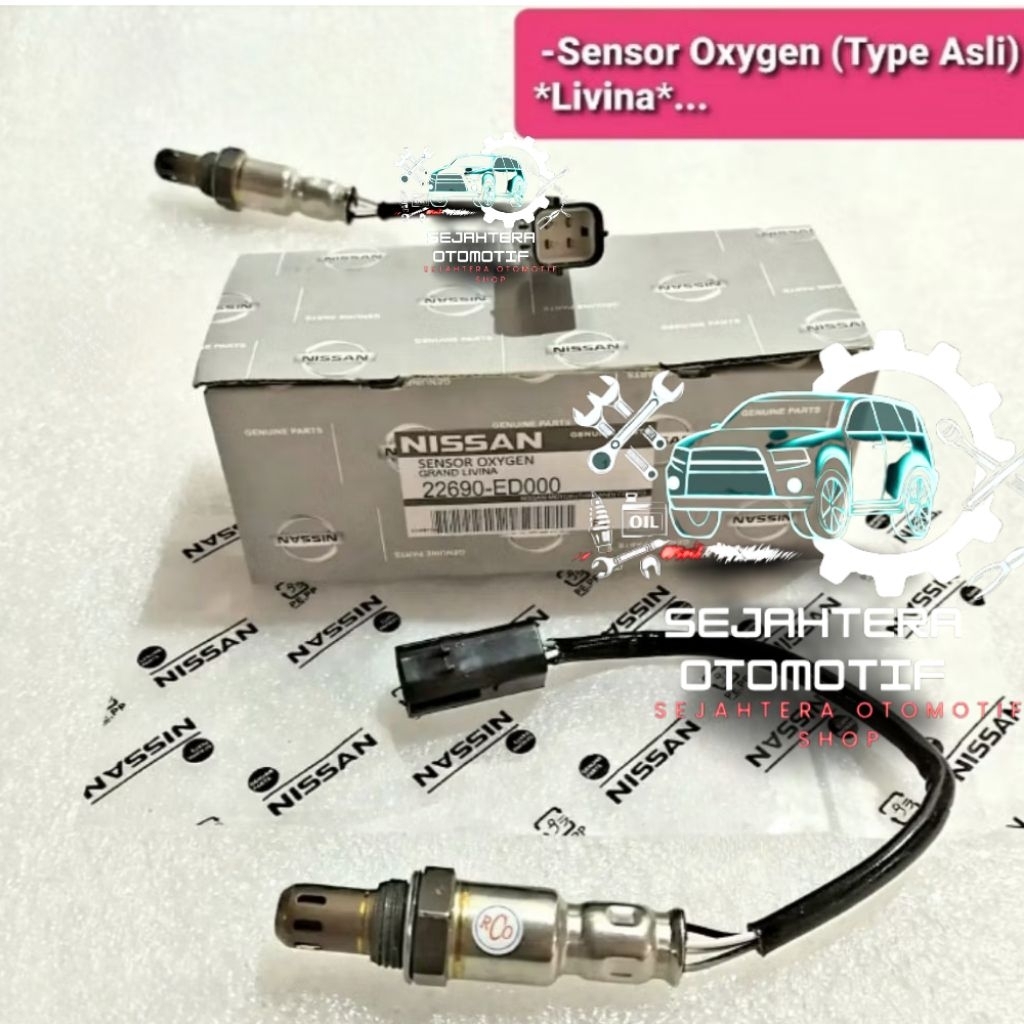 SENSOR OKSIGEN BAWAH LOW ASLI NISSAN LIVINA 22690-ED000