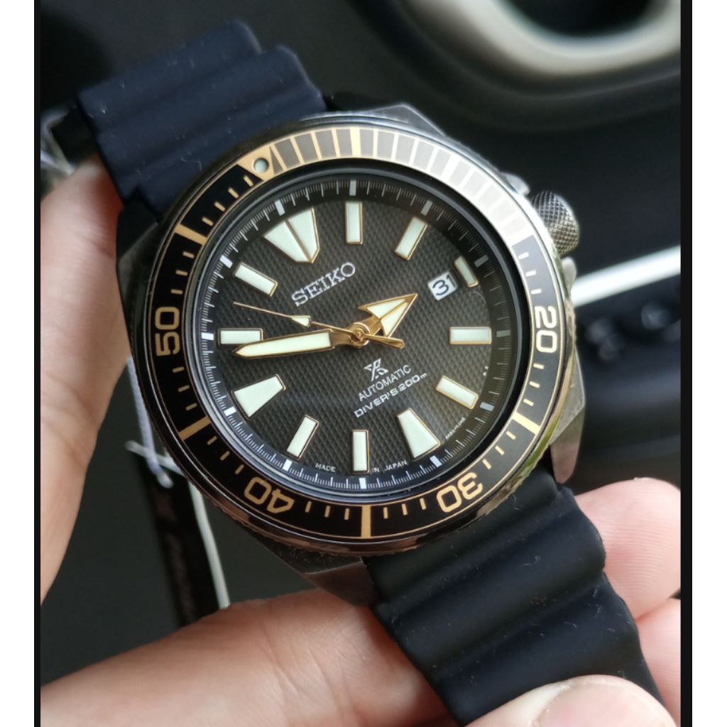 seiko samurai black