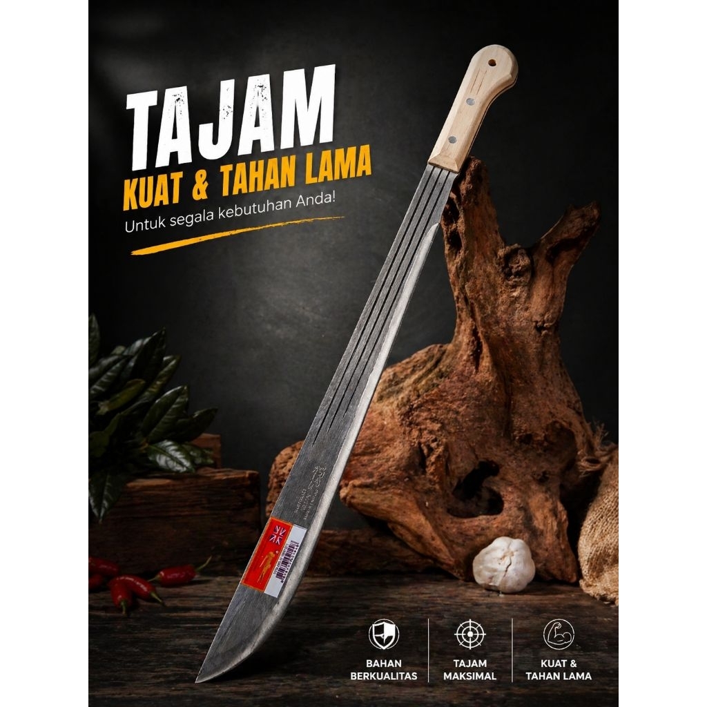 Pisau Camping Survival Outdoor Martindale England Bilahnya Warna Putih