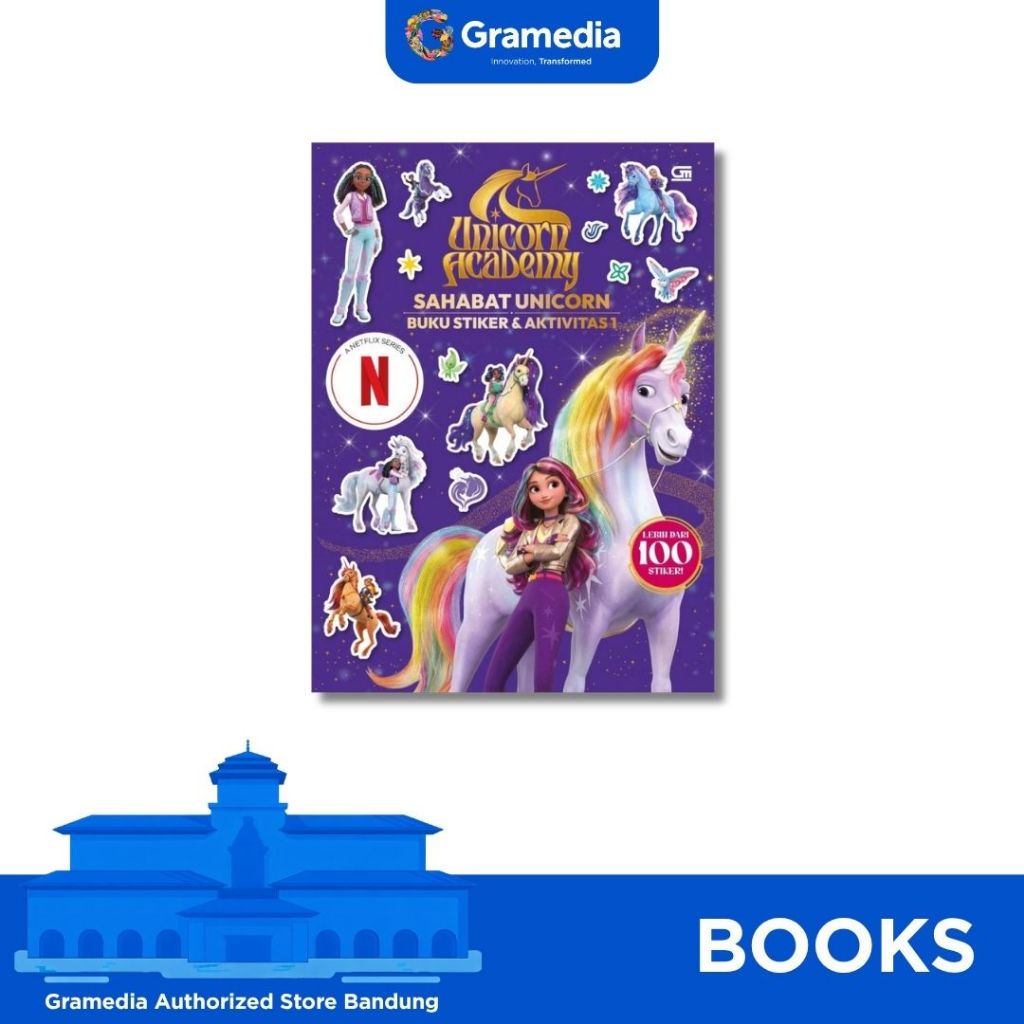 Gramedia Bandung - Unicorn Academy: Sahabat Unicorn:  Buku Stiker & Aktivitas 1
