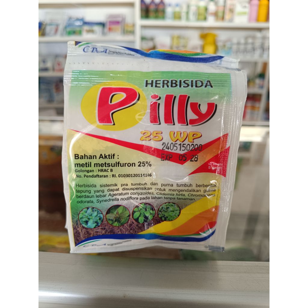 Herbisida Pilly 25 WP (Metil Metsulfuron 25%)