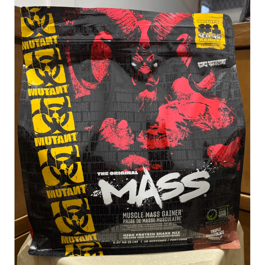 Mutant Mass 2.27kg/5lbs 16serv mutant mass