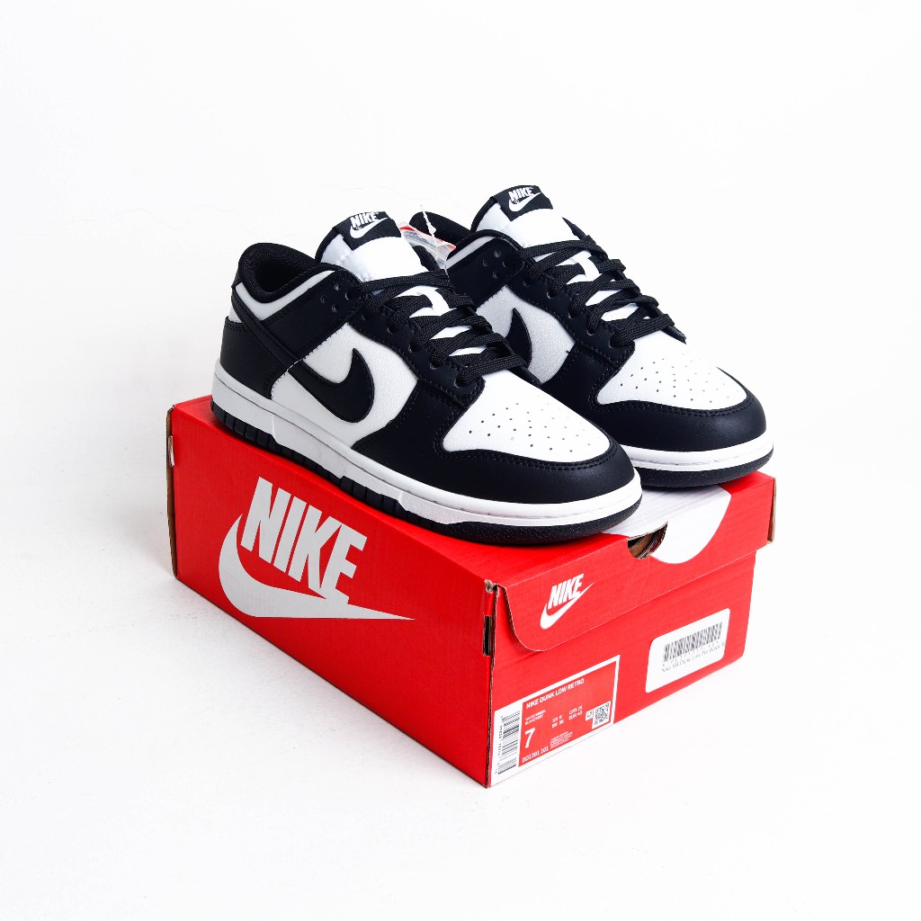 (VLTAVN) Sepatu Sneakers Nike SB Dunk Low Pro Black White