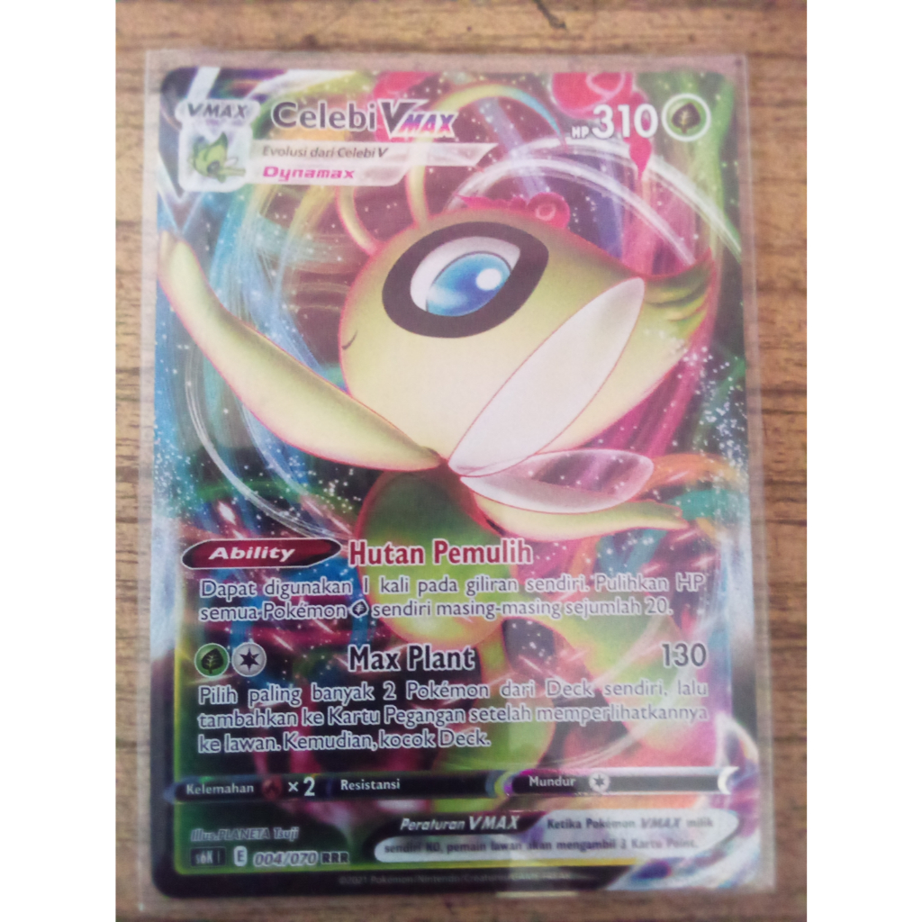 Celebi VMAX RRR s6K | 004/070 Pokemon TCG Indonesia