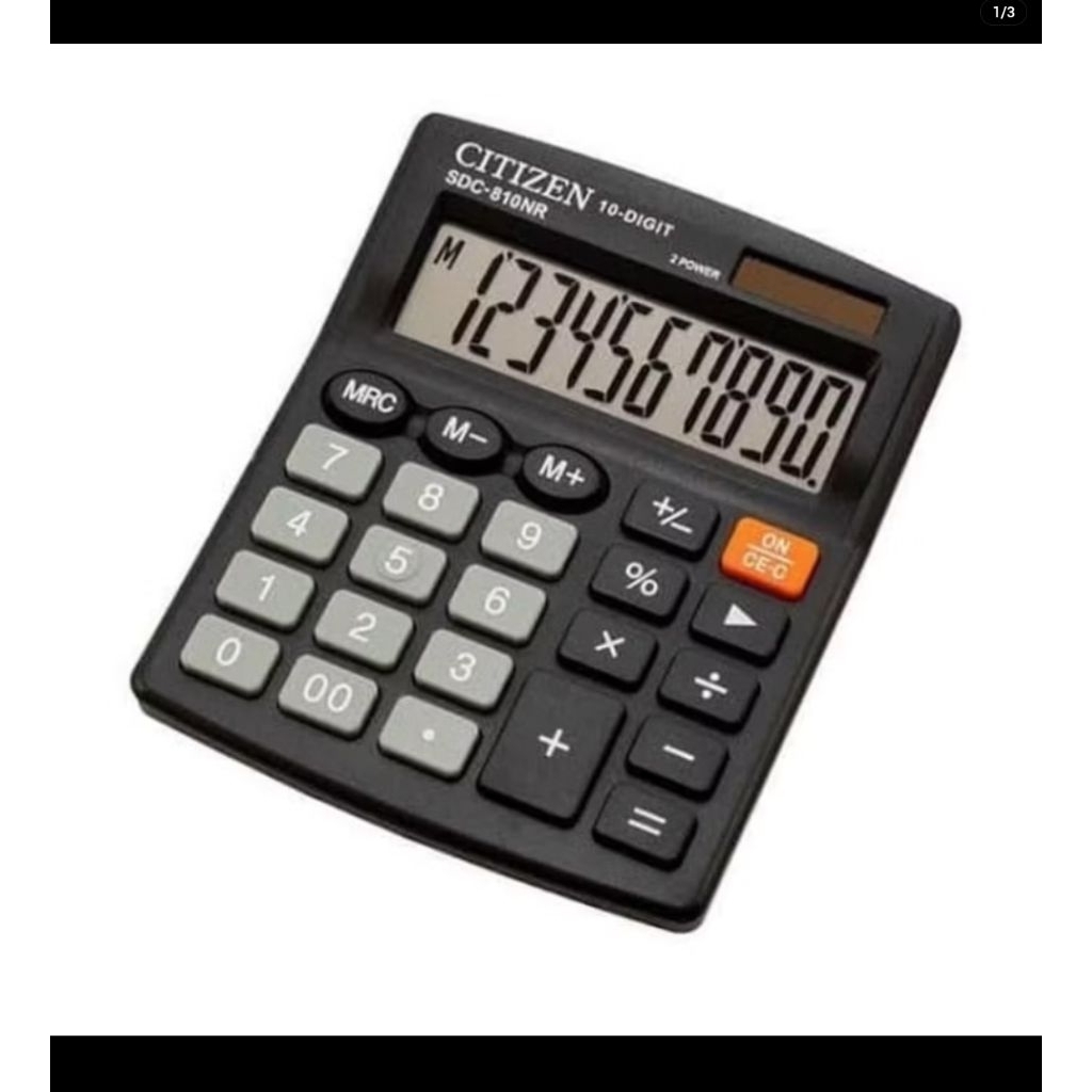 CITIZEN KALKULATOR MINI 10 DIGIT SDC 810 NR CALCULATOR