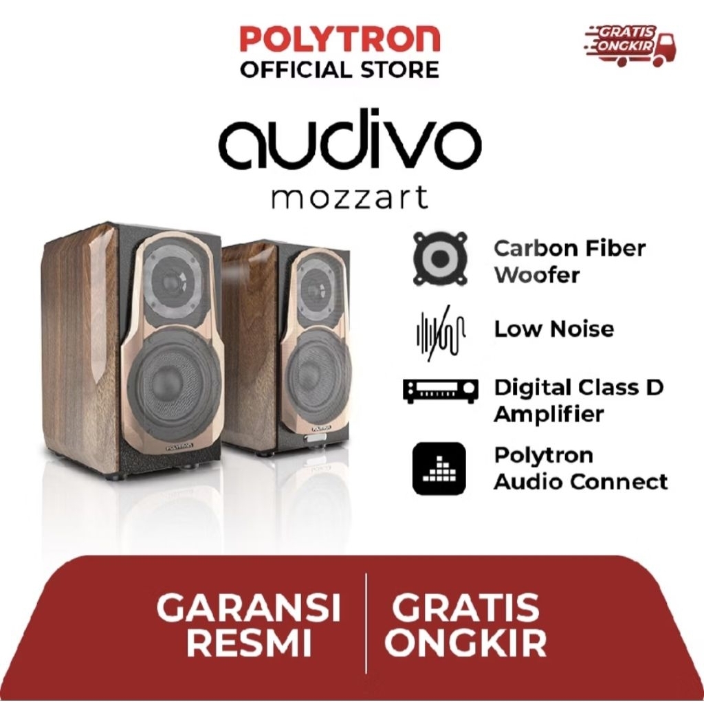 POLYTRON SPEAKER HOME THEATER PHS 6M2 ACTIVE AKTIF HIFI AUDIVO MOZART PHS6M2 6A PHS6A PSW10A1 PSW 10