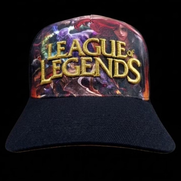 RARE COLECTIBLE ITEM "League Of Legends Games" Caps Hat (build up size S-M/ 55-57)