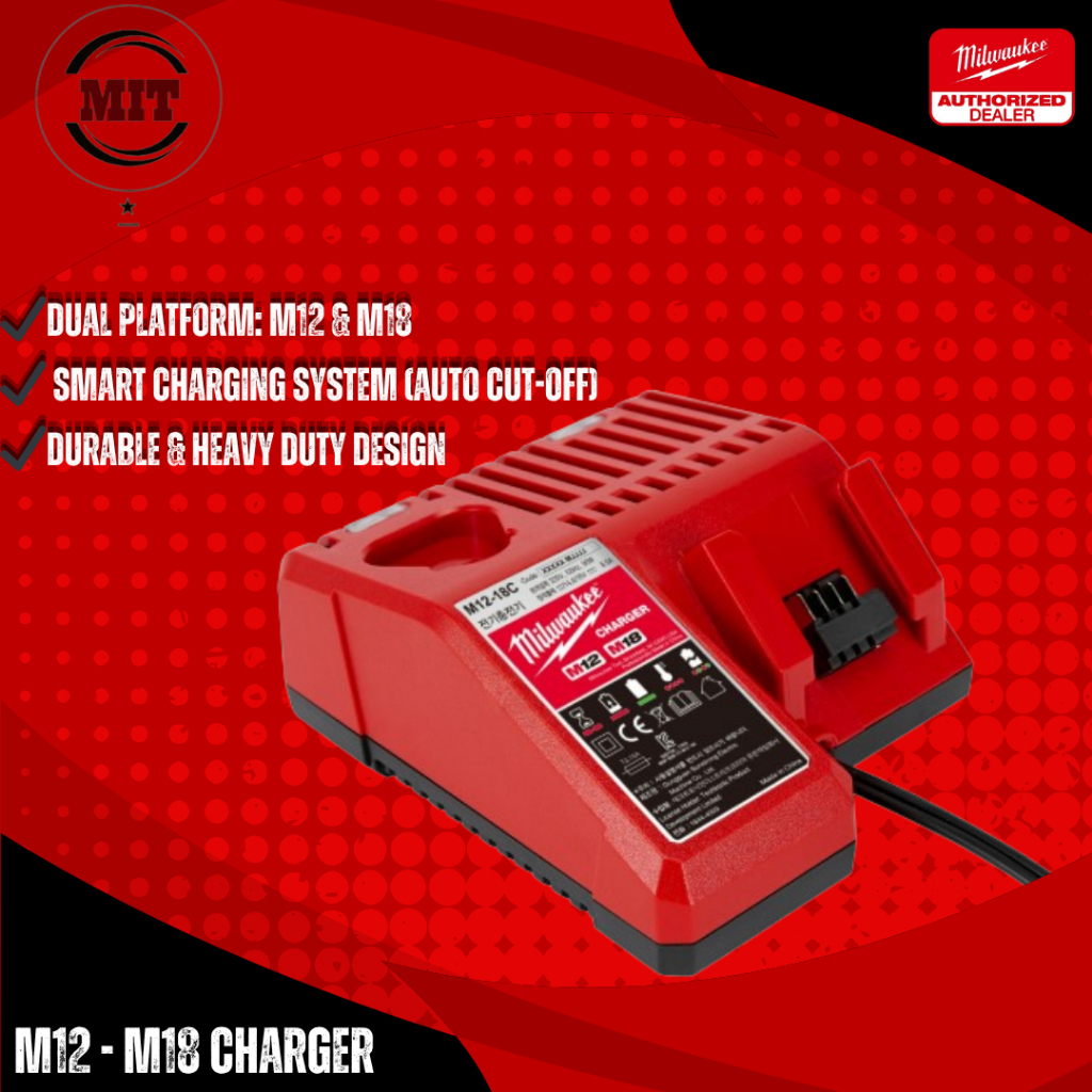 Milwaukee M12 M18 Combo Charger