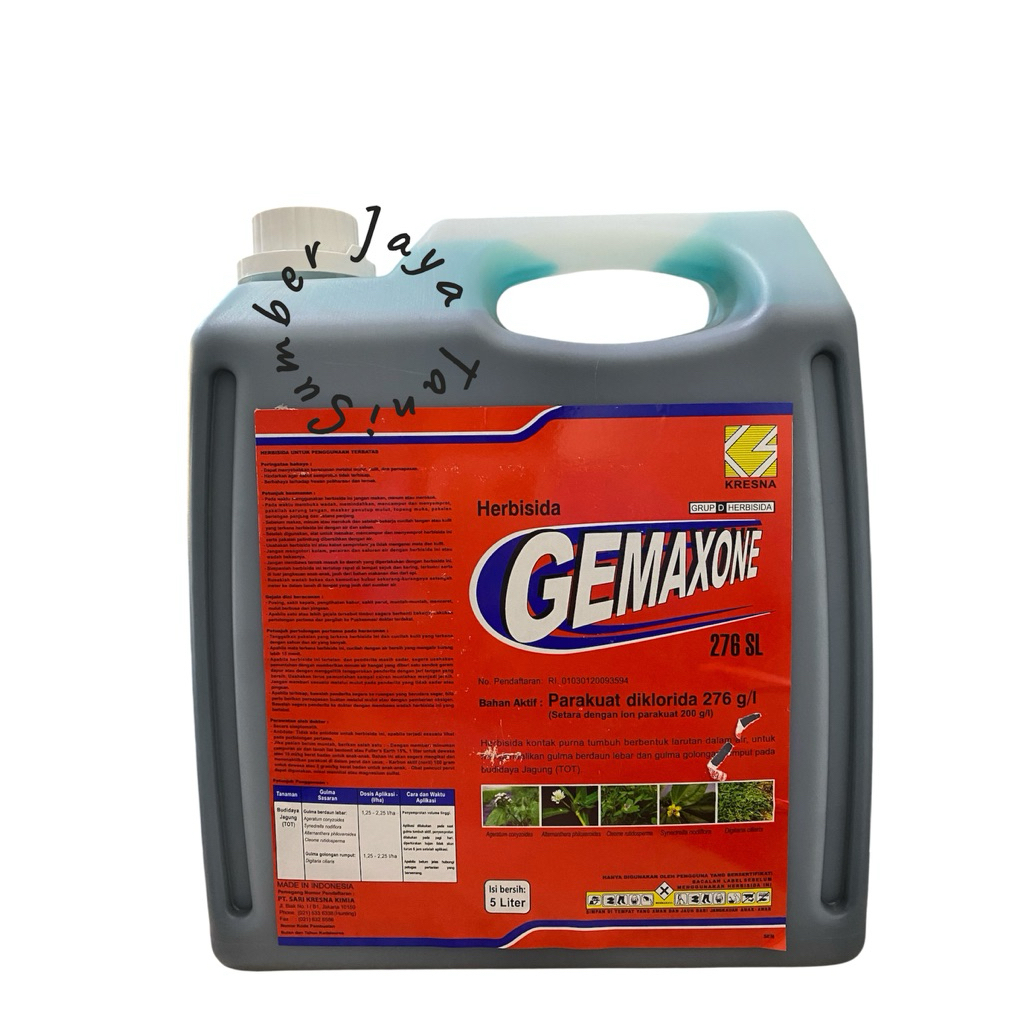 herbisida gemaxone 276SL 5liter