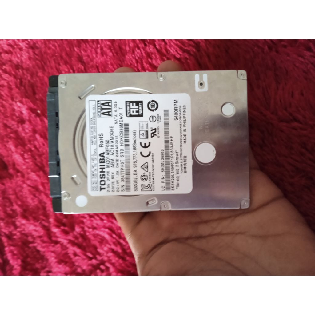 HARDISK SECOND 500GB SLIM