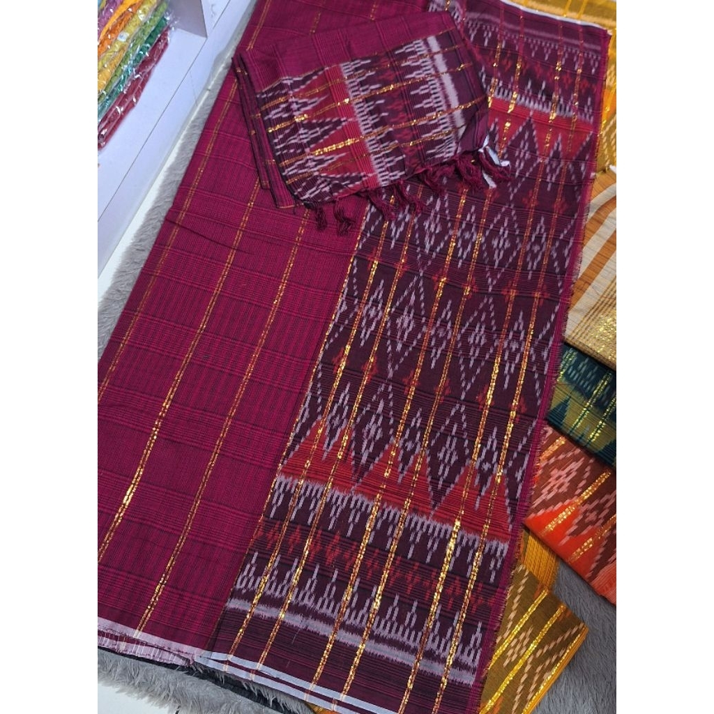 NEW ENDEK TENUN EMAS TUMPAL CEPUK SET SELENDANG | ENDEK SEKORDI | ENDEK TUMPEL CEPUK |BESTSELLER | P