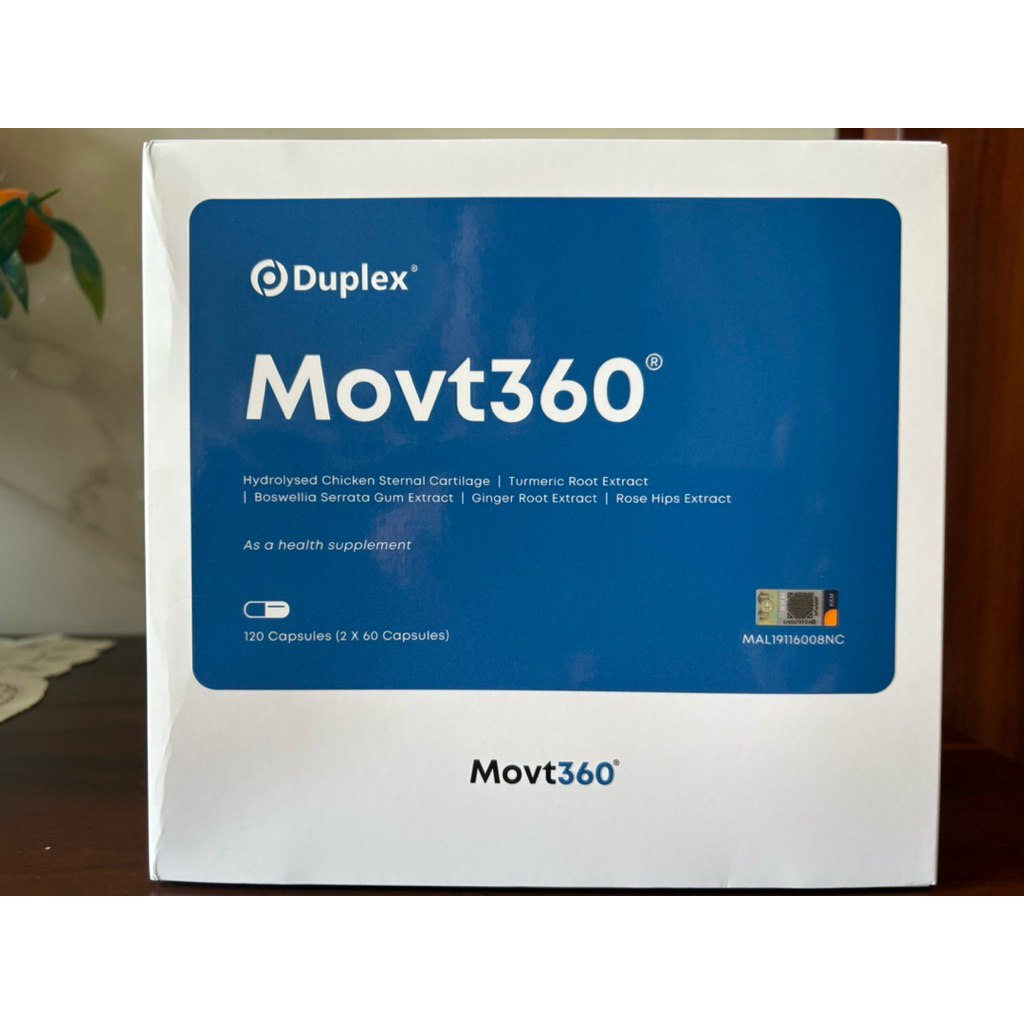 Duplex Movt 360, 120 caps (2 x 60 caps) suplemen untuk kesehatan tulang