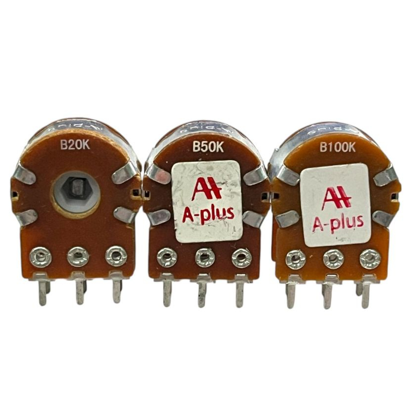 Potensio STEREO A Plus B 10k 20k 50k 100k potensio APlus stereo UPS