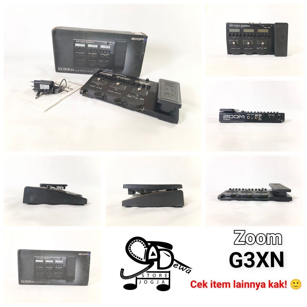 ZOOM G3XN EFEK GITAR DIGITAL MULTIEFEK G3X N ON EFX PEDAL GUITAR