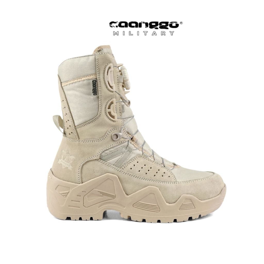 Caanggo C-29Z Sepatu Tactical Pdl Boots Gurun Cream ZoHere Tali Putar