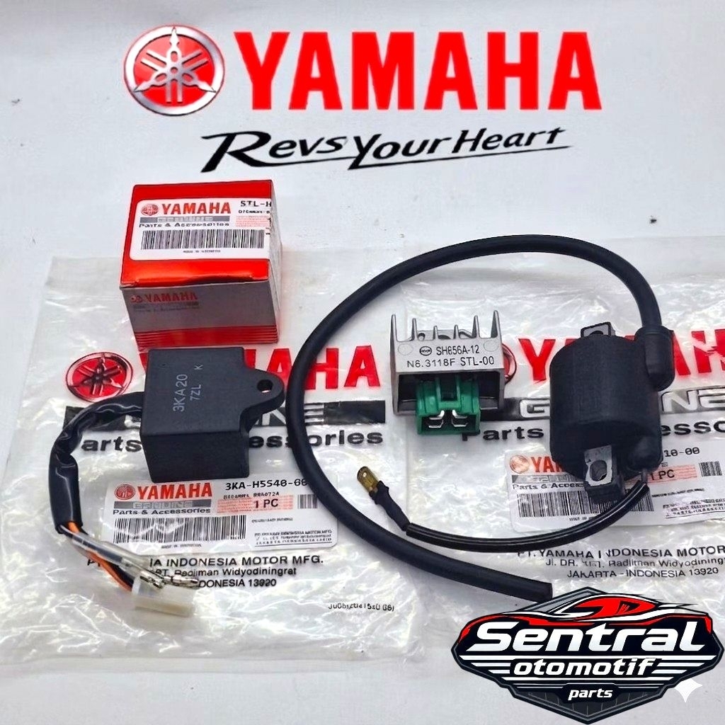 Paket Pengapian 3 Item Cdi + Koil + Kiprok Yamaha Rx King Series 135cc Old/New Pnp Rx K Original Kod