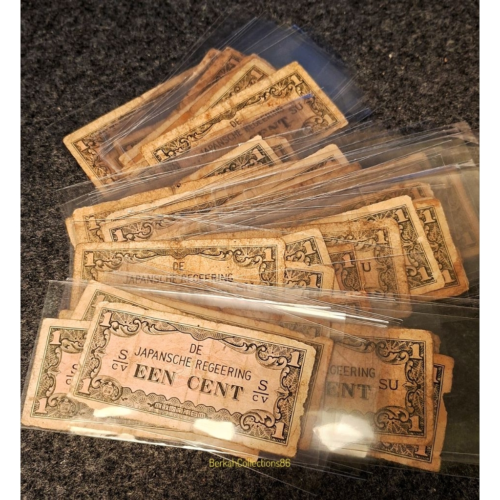 1 cent djr zaman jepang tahun 1942 asli sesuai foto