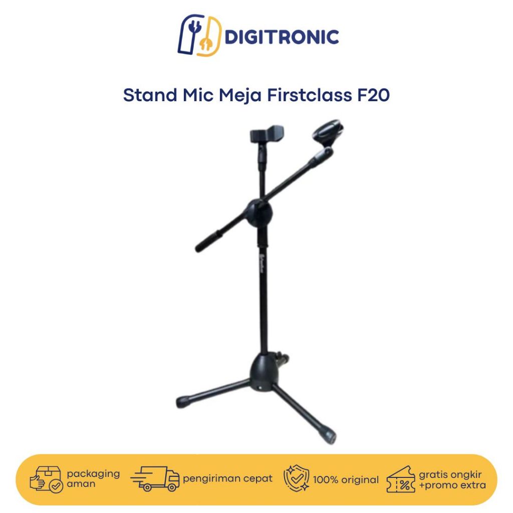 Stand Mic Meja Cagak Mikrofon Meja Firstclass FC F 20
