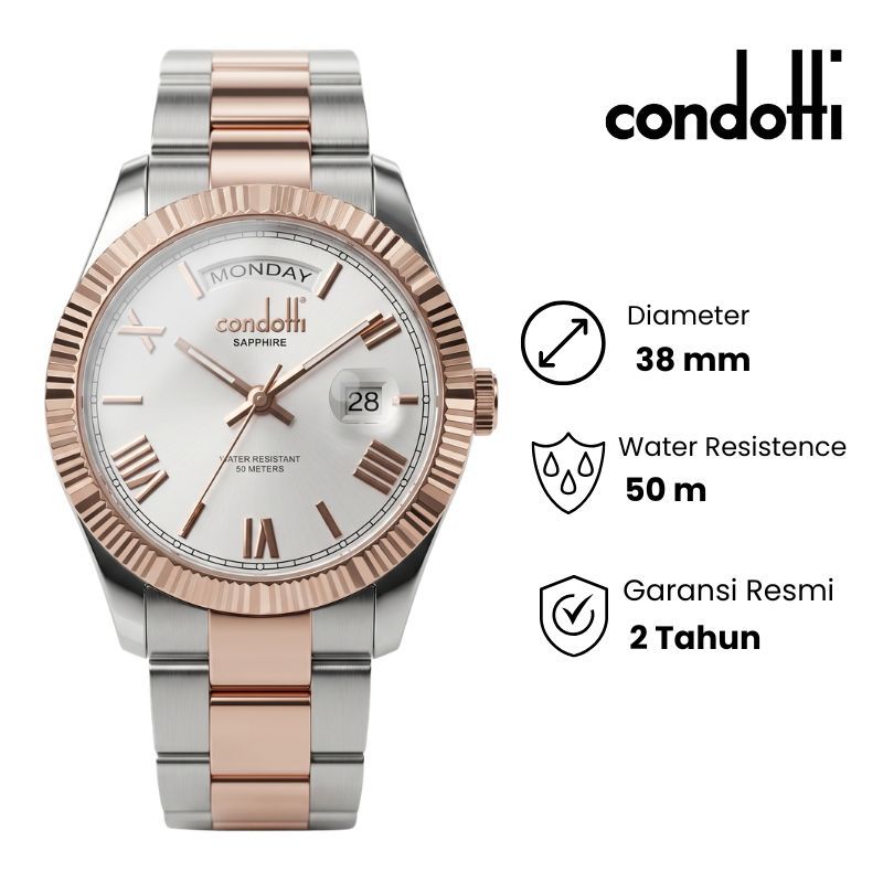 Jam Tangan Wanita Condotti Gelsomino CNL70010-SRG02-S19