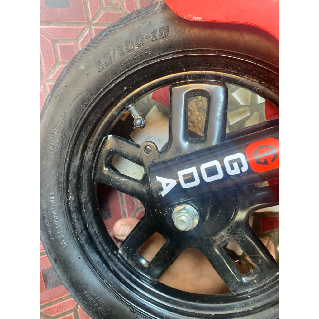VELG+BAN DEPAN SEPEDA LISTRIK GODA APOLLO 118 COPOTAN
