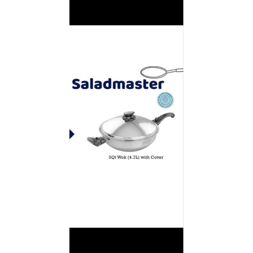 preloved 5 qt wok saladmaster original