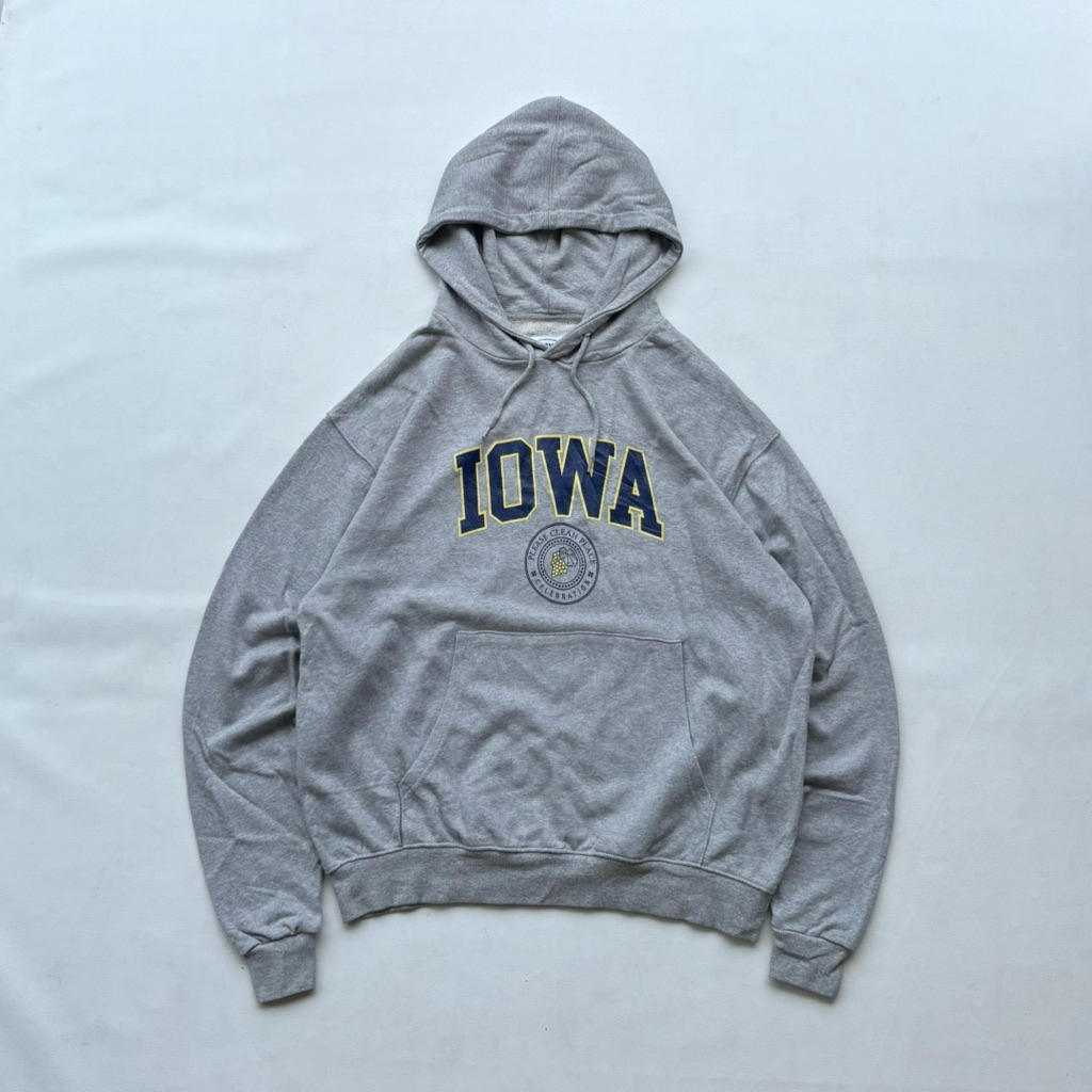 Hoodie Acover IOWA Logo Grey Oversize