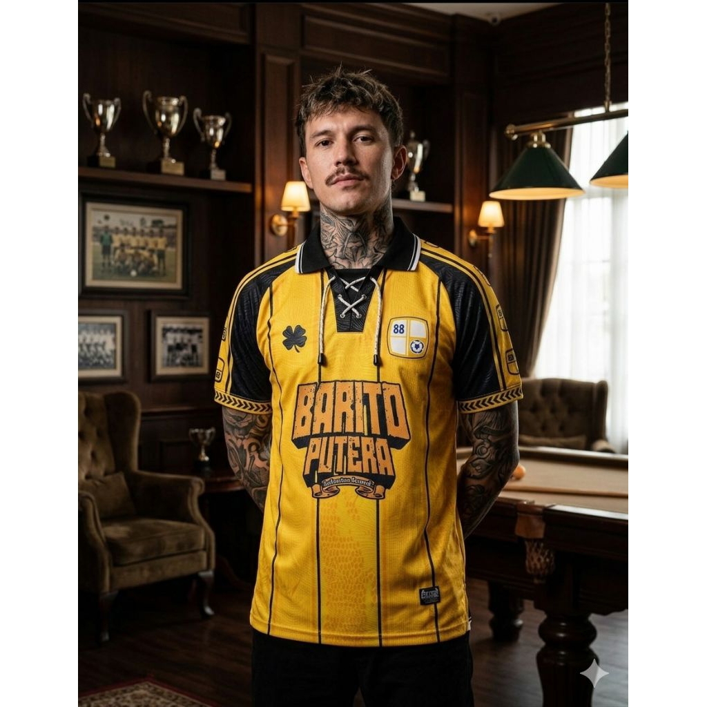 JERSEY BARITO PUTERA / CASUAL CLASSIC / RETRO VINTAGE