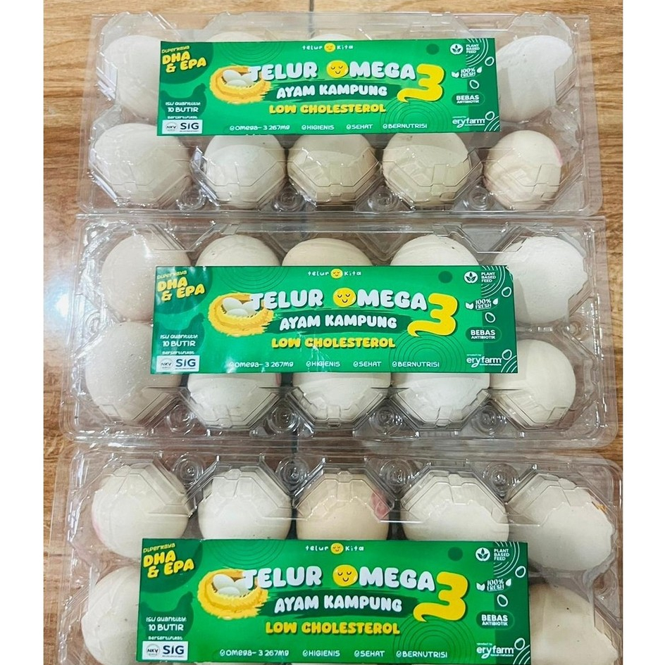TELUR AYAM KAMPUNG OMEGA 3