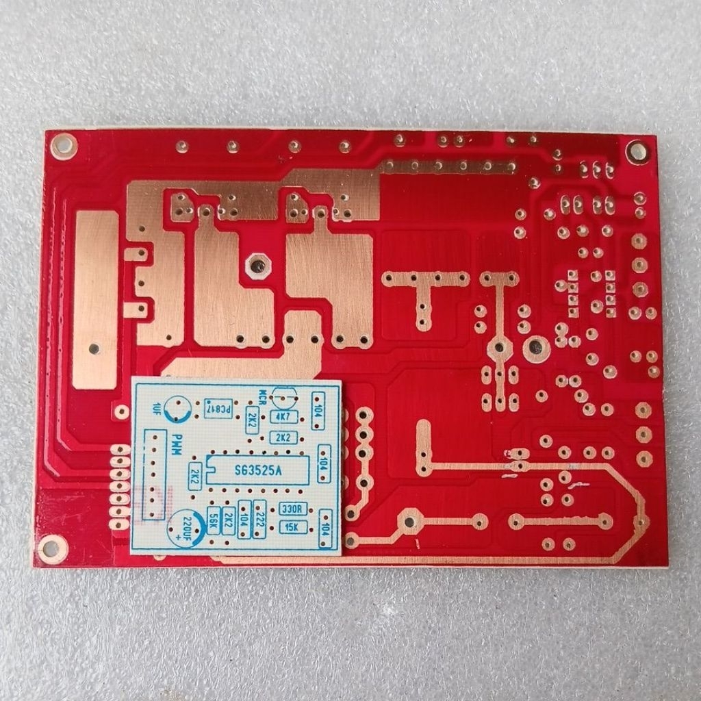 Farmora00 Pcb Pdc 2 Mosfet Mini/Jumbo Flip Flop Berbahan Fiber