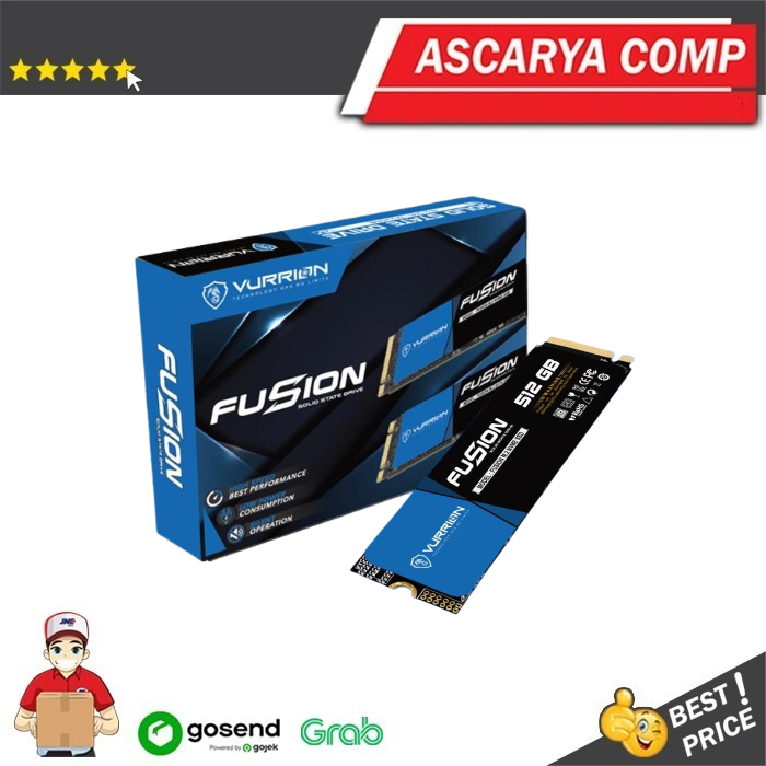 SSD NVME VURRION FUSION 512GB GEN 3X4 - GEN 3 NVMe