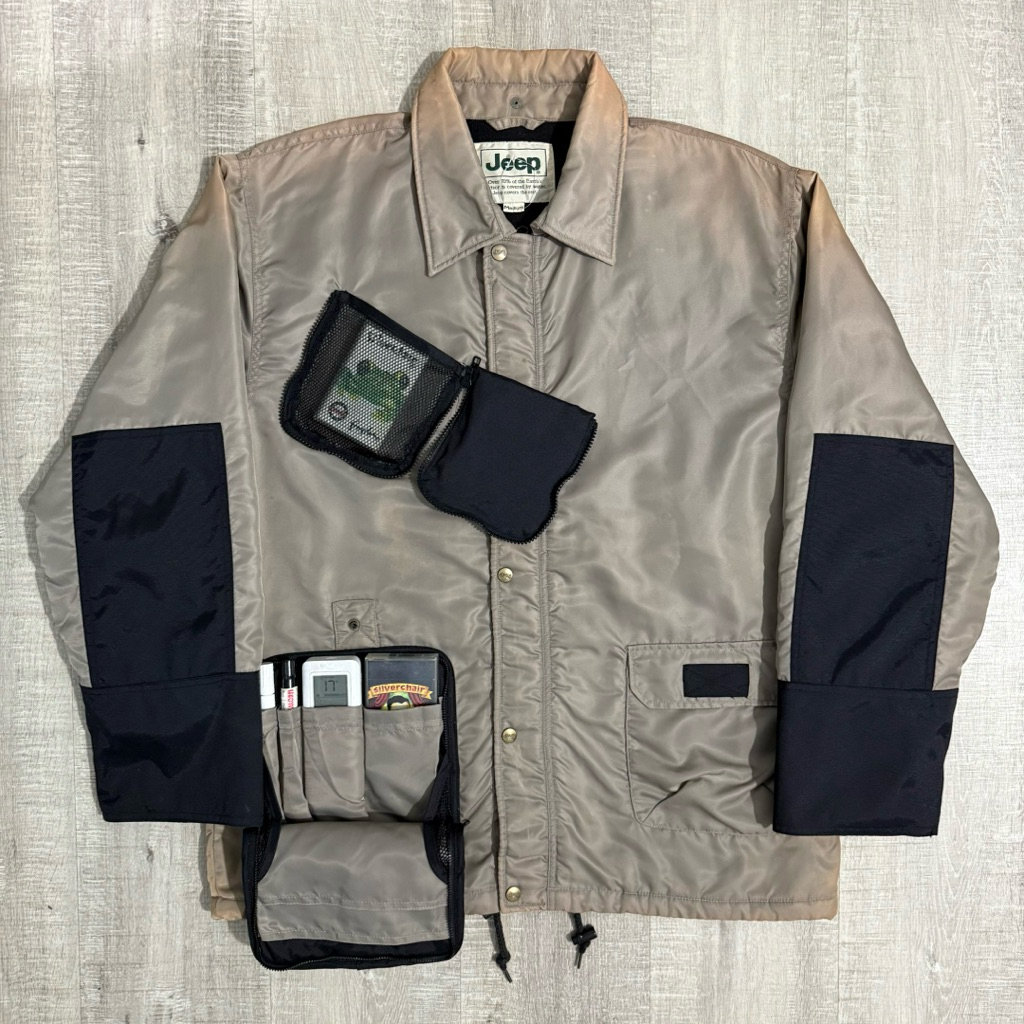 Vintage jeep sun faded tactical jacket