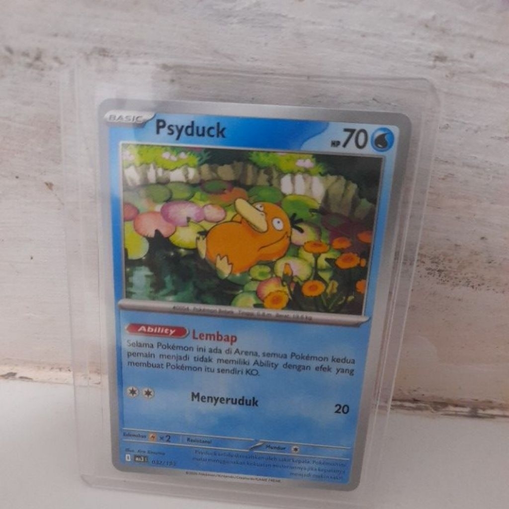 kartu pokemon psyduck basic