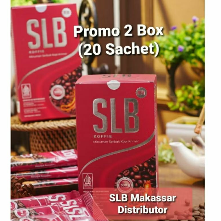 Koffie SLB 2 Box (isi 20 Sachet) PROMO untuk Pria & Wanita  Dewasa dengan Rasa Cappuccino