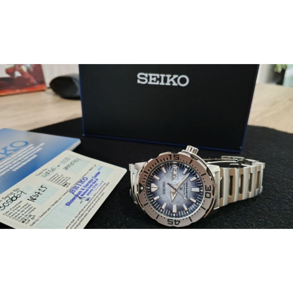 Seiko Prospex SRPG57K1 Save The Ocean Penguin Monster Automatic St. Steel Strap Special Edition (Pre
