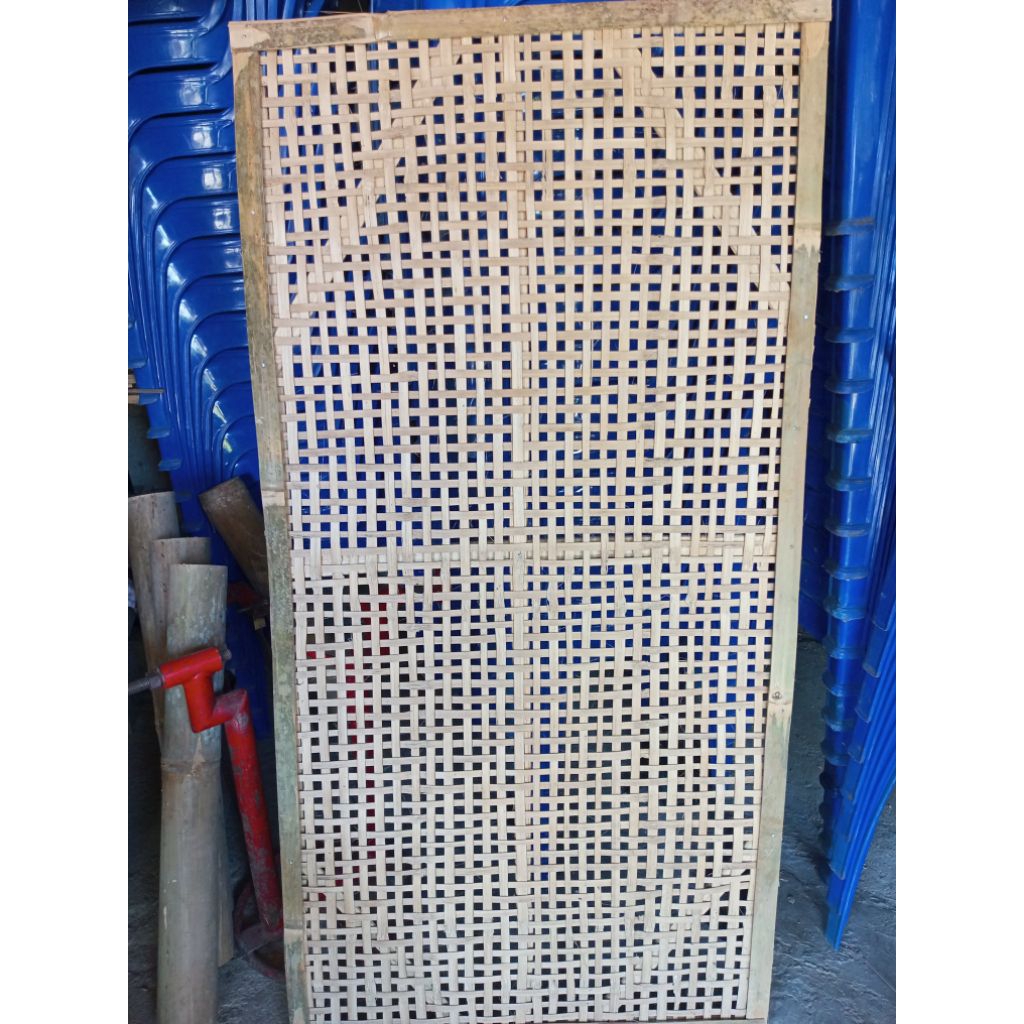 Sasag Jemuran/Nampan jemuran/Tampah Jemuran/Widek bambu jemuran krupuk/widek bambu jemuran 60cmx120c
