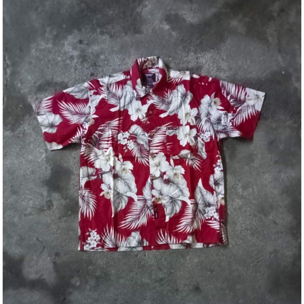 Kemeja Pantai / Kemeja Hawaian / Kemeja Floral Fubu Collection - Streetwear - hiphop - Vintage - y2k