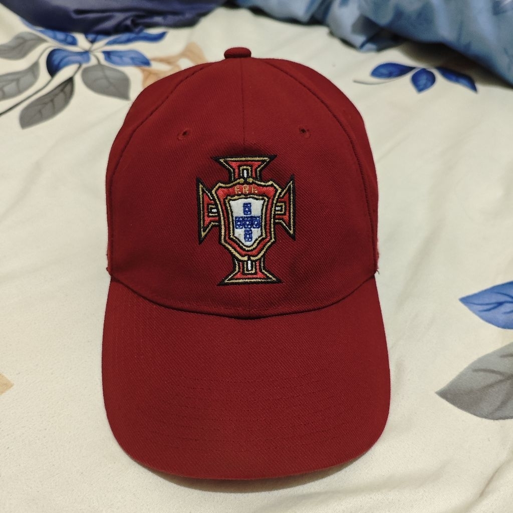 Topi nike Portugal merah maroon not jersey ronaldo original