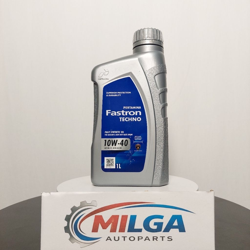 PERTAMINA FASTRON TECHNO 10W-40 API SN/CF 1 LITER - OLI MESIN MOBIL (OLI ORIGINAL PERTAMINA)