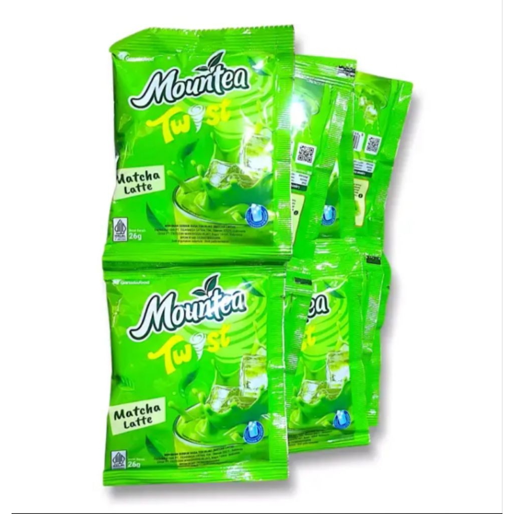 Mountea Matcha Latte Twist - Teh Hijau Matcha Latte dengan Rasa Segar dan Nikmat