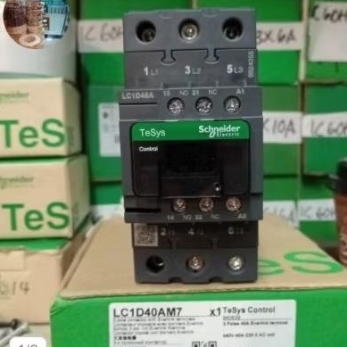 KONTAKTOR CONTACTOR SCHNEIDER LC1D 40AM7 220VAC LC1D 40AM7