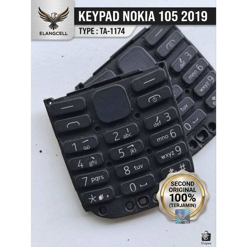 Keypad / kipet nokia 105 2019 TA 1174 ori second/bekas original
