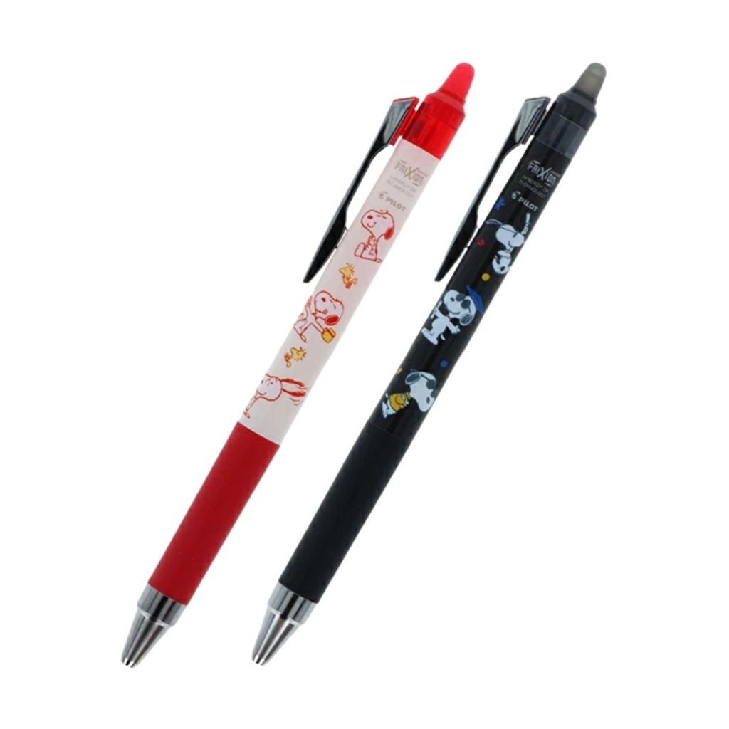 Pilot FriXion Point Knock Peanuts Snoopy Erasable Gel Ink Pen 0.4mm Pen Bisa Dihapus Original Jepang